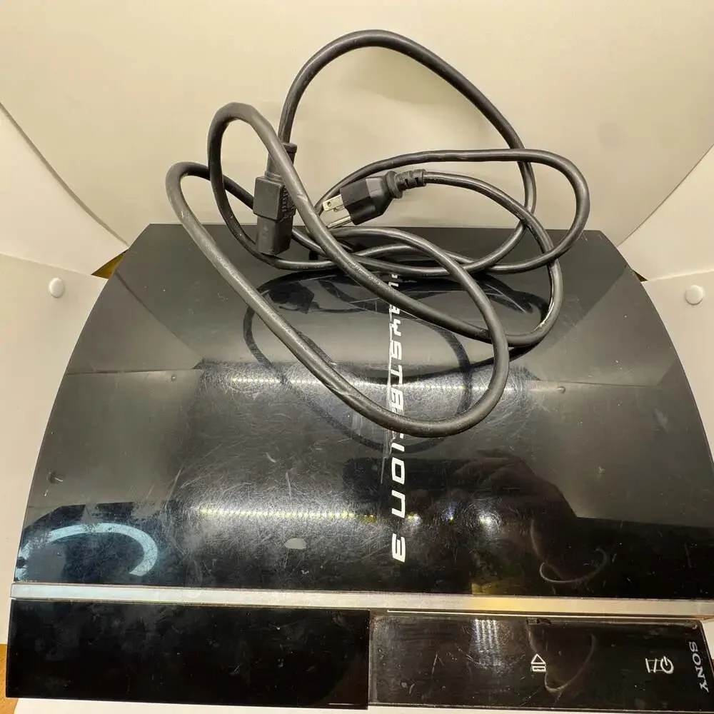 Sony PlayStation 3 Fat Console Black with Power Cable w GTA 5